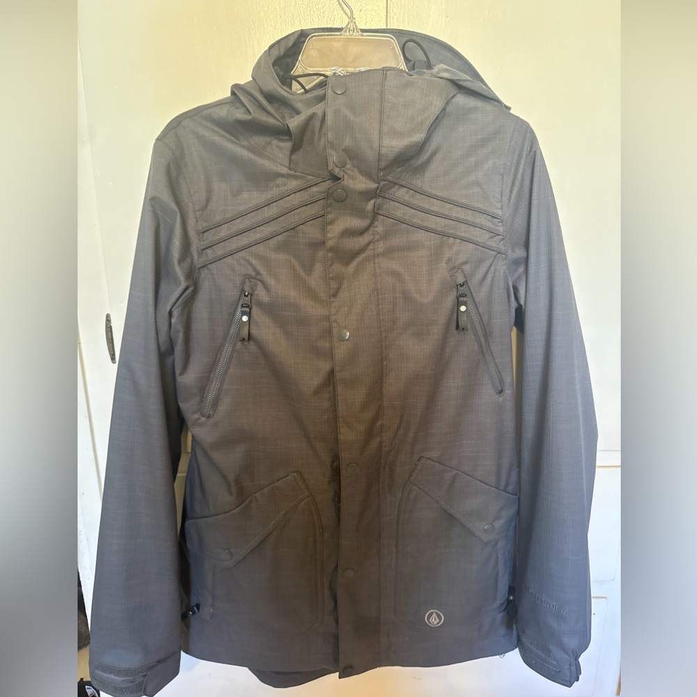 Volcom Gray Hooded Jacket